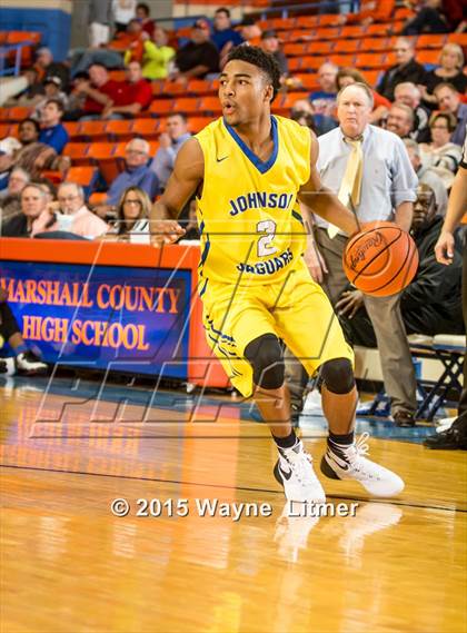 Thumbnail 2 in JO Johson vs Hopkinsville (Marshall County Hoopfest) photogallery.