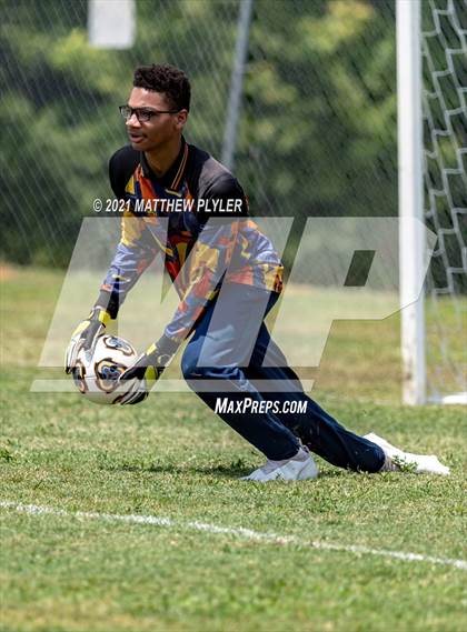 Thumbnail 2 in Village Christian Academy vs Berean Baptist Academy (Berean Baptist Academy Soccer Jamboree) (scrimmage) photogallery.