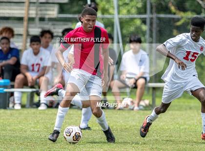Thumbnail 2 in Village Christian Academy vs Berean Baptist Academy (Berean Baptist Academy Soccer Jamboree) (scrimmage) photogallery.
