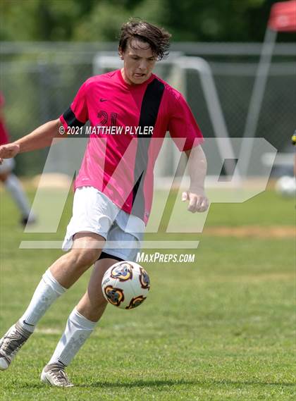 Thumbnail 3 in Village Christian Academy vs Berean Baptist Academy (Berean Baptist Academy Soccer Jamboree) (scrimmage) photogallery.
