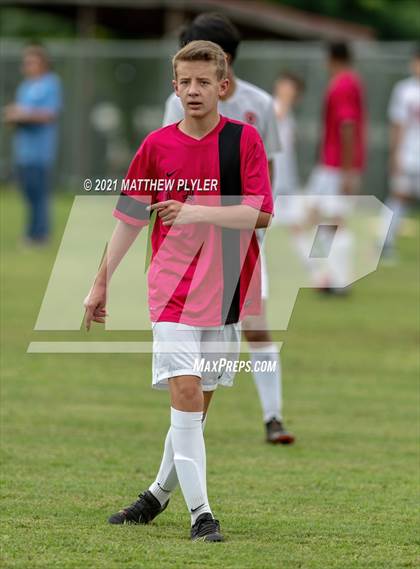 Thumbnail 3 in Village Christian Academy vs Berean Baptist Academy (Berean Baptist Academy Soccer Jamboree) (scrimmage) photogallery.