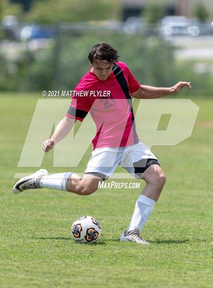 Thumbnail 3 in Village Christian Academy vs Berean Baptist Academy (Berean Baptist Academy Soccer Jamboree) (scrimmage) photogallery.