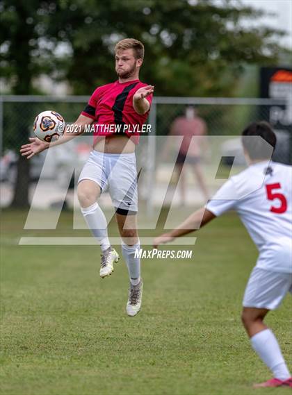 Thumbnail 3 in Village Christian Academy vs Berean Baptist Academy (Berean Baptist Academy Soccer Jamboree) (scrimmage) photogallery.
