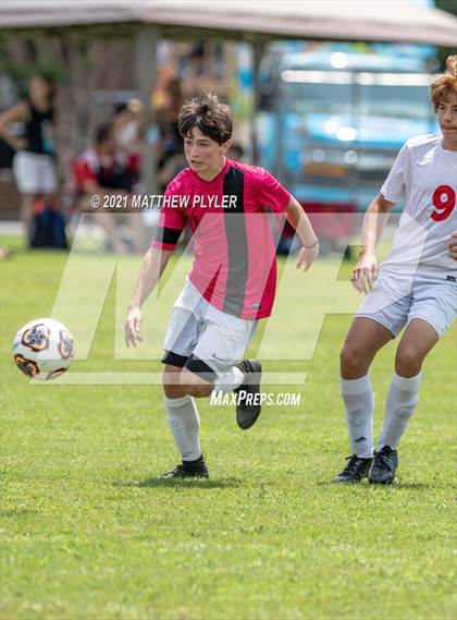 Thumbnail 3 in Village Christian Academy vs Berean Baptist Academy (Berean Baptist Academy Soccer Jamboree) (scrimmage) photogallery.