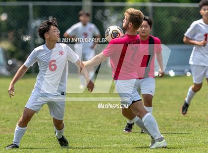 Thumbnail 2 in Village Christian Academy vs Berean Baptist Academy (Berean Baptist Academy Soccer Jamboree) (scrimmage) photogallery.