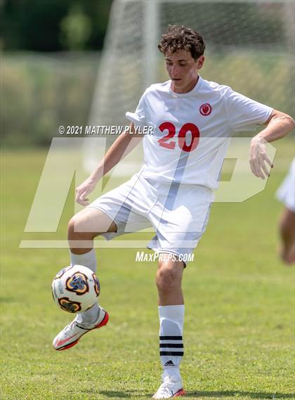 Thumbnail 2 in Village Christian Academy vs Berean Baptist Academy (Berean Baptist Academy Soccer Jamboree) (scrimmage) photogallery.
