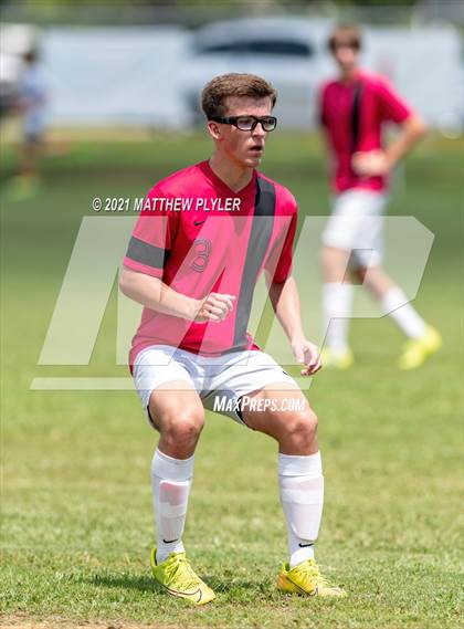 Thumbnail 2 in Village Christian Academy vs Berean Baptist Academy (Berean Baptist Academy Soccer Jamboree) (scrimmage) photogallery.