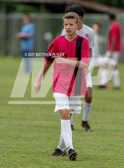 Thumbnail 2 in Village Christian Academy vs Berean Baptist Academy (Berean Baptist Academy Soccer Jamboree) (scrimmage) photogallery.