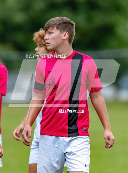 Thumbnail 3 in Village Christian Academy vs Berean Baptist Academy (Berean Baptist Academy Soccer Jamboree) (scrimmage) photogallery.