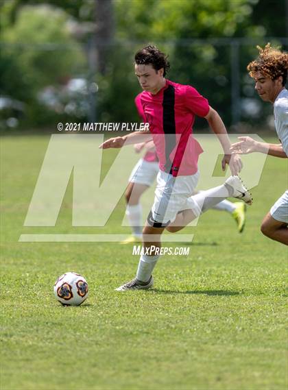 Thumbnail 1 in Village Christian Academy vs Berean Baptist Academy (Berean Baptist Academy Soccer Jamboree) (scrimmage) photogallery.