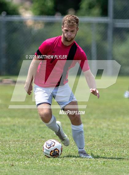 Thumbnail 2 in Village Christian Academy vs Berean Baptist Academy (Berean Baptist Academy Soccer Jamboree) (scrimmage) photogallery.