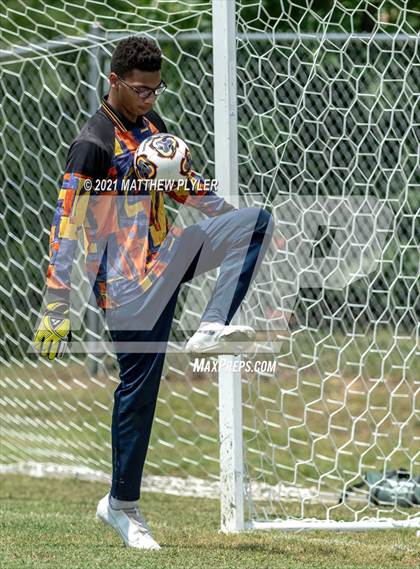 Thumbnail 2 in Village Christian Academy vs Berean Baptist Academy (Berean Baptist Academy Soccer Jamboree) (scrimmage) photogallery.