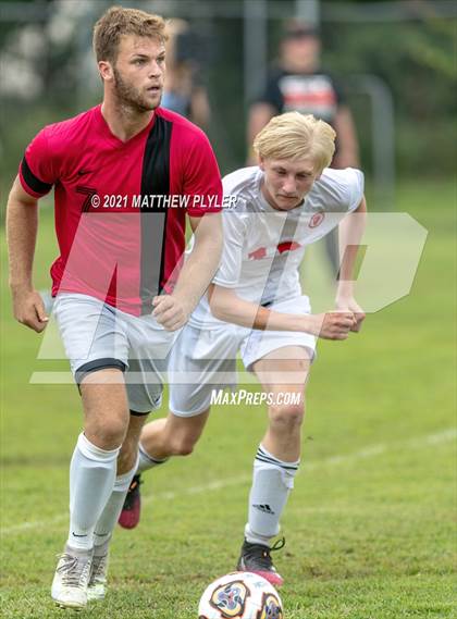 Thumbnail 2 in Village Christian Academy vs Berean Baptist Academy (Berean Baptist Academy Soccer Jamboree) (scrimmage) photogallery.