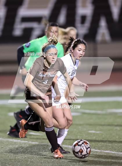 Thumbnail 1 in Leland @ Saint Francis (CIFCCS Open Division Quarterfinals) photogallery.