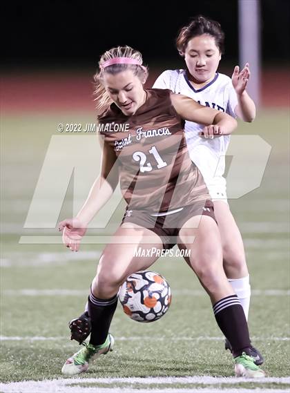 Thumbnail 1 in Leland @ Saint Francis (CIFCCS Open Division Quarterfinals) photogallery.