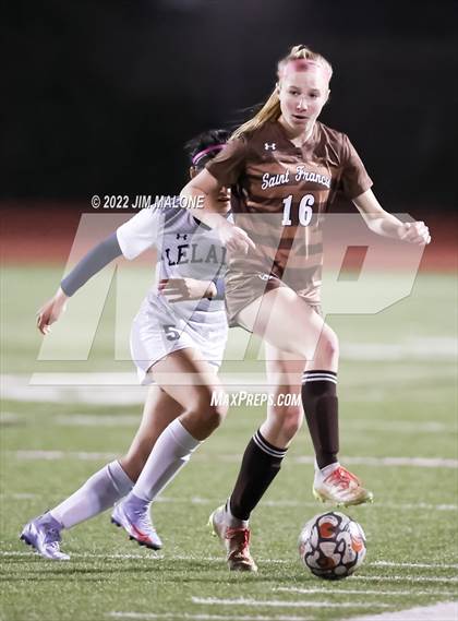 Thumbnail 3 in Leland @ Saint Francis (CIFCCS Open Division Quarterfinals) photogallery.
