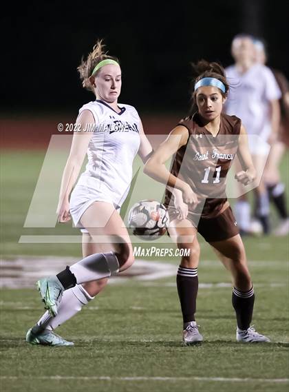 Thumbnail 3 in Leland @ Saint Francis (CIFCCS Open Division Quarterfinals) photogallery.