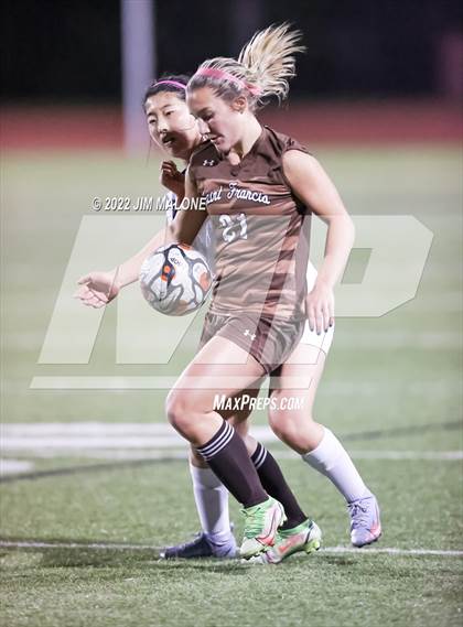 Thumbnail 1 in Leland @ Saint Francis (CIFCCS Open Division Quarterfinals) photogallery.