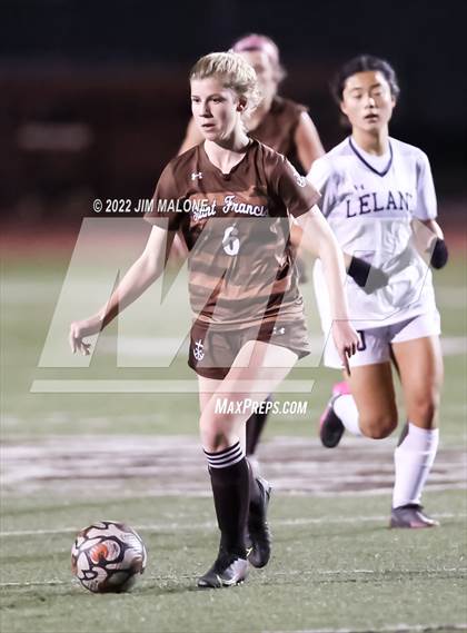 Thumbnail 3 in Leland @ Saint Francis (CIFCCS Open Division Quarterfinals) photogallery.