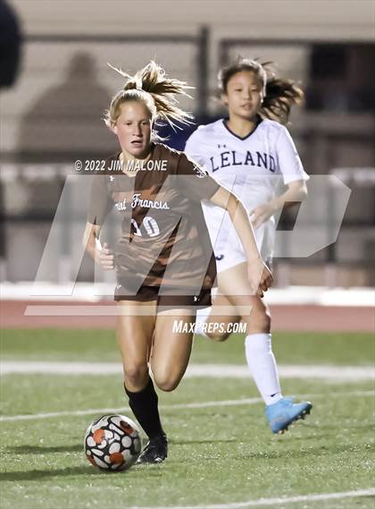 Thumbnail 1 in Leland @ Saint Francis (CIFCCS Open Division Quarterfinals) photogallery.