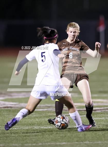 Thumbnail 2 in Leland @ Saint Francis (CIFCCS Open Division Quarterfinals) photogallery.