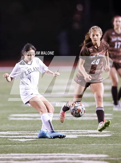 Thumbnail 2 in Leland @ Saint Francis (CIFCCS Open Division Quarterfinals) photogallery.