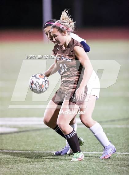 Thumbnail 2 in Leland @ Saint Francis (CIFCCS Open Division Quarterfinals) photogallery.