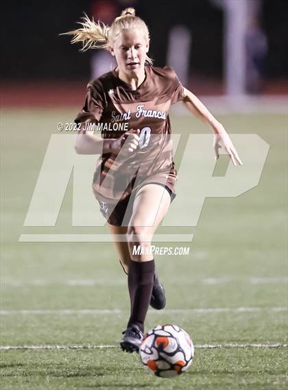 Thumbnail 1 in Leland @ Saint Francis (CIFCCS Open Division Quarterfinals) photogallery.