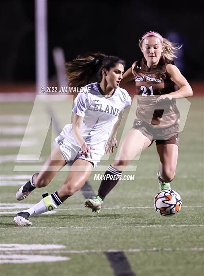 Thumbnail 3 in Leland @ Saint Francis (CIFCCS Open Division Quarterfinals) photogallery.