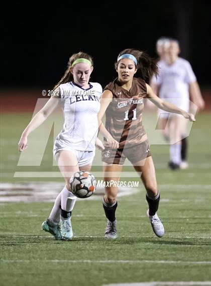 Thumbnail 1 in Leland @ Saint Francis (CIFCCS Open Division Quarterfinals) photogallery.