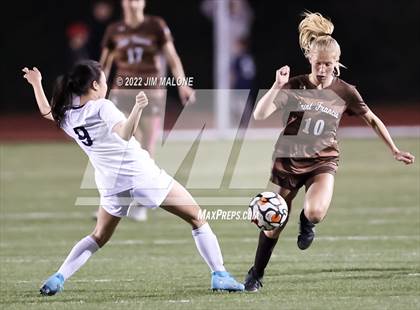 Thumbnail 2 in Leland @ Saint Francis (CIFCCS Open Division Quarterfinals) photogallery.