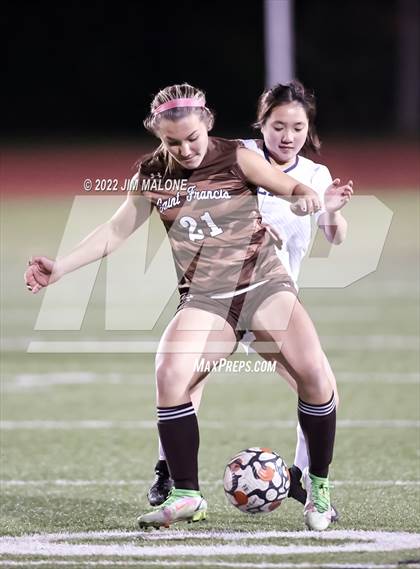 Thumbnail 2 in Leland @ Saint Francis (CIFCCS Open Division Quarterfinals) photogallery.