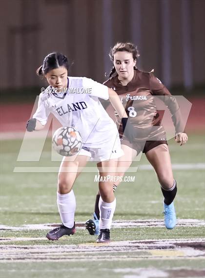 Thumbnail 1 in Leland @ Saint Francis (CIFCCS Open Division Quarterfinals) photogallery.
