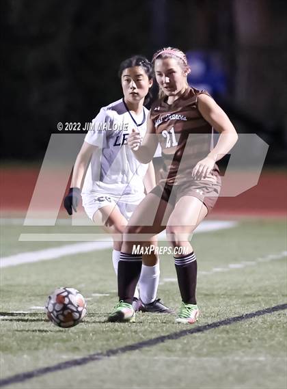 Thumbnail 2 in Leland @ Saint Francis (CIFCCS Open Division Quarterfinals) photogallery.