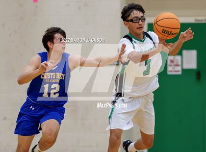 Thumbnail 1 in Virgin Valley vs Cristo Rey (2A 3A Challenge) photogallery.