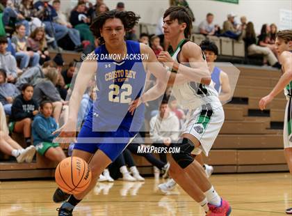Thumbnail 2 in Virgin Valley vs Cristo Rey (2A 3A Challenge) photogallery.