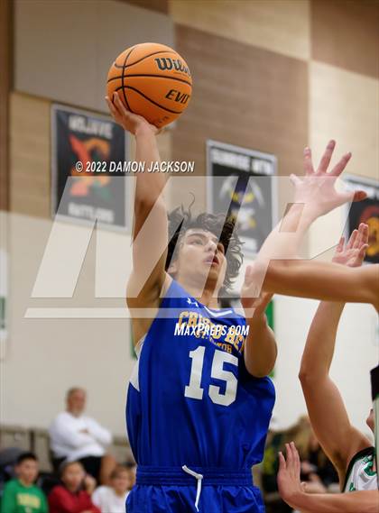 Thumbnail 2 in Virgin Valley vs Cristo Rey (2A 3A Challenge) photogallery.