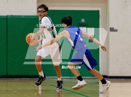 Thumbnail 1 in Virgin Valley vs Cristo Rey (2A 3A Challenge) photogallery.