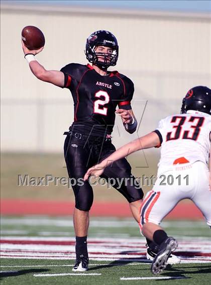 Thumbnail 2 in Argyle vs. Gilmer (3A Division 2 Region 2 Regional Playoffs) photogallery.