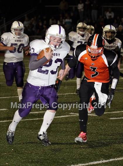 Thumbnail 3 in Coudersport vs. Clarion Area (District IX Class A Semifinal) photogallery.