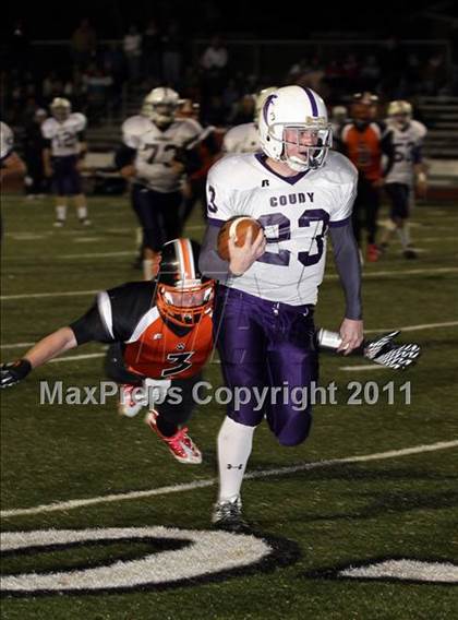 Thumbnail 1 in Coudersport vs. Clarion Area (District IX Class A Semifinal) photogallery.