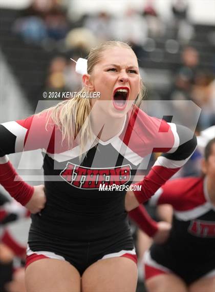 Thumbnail 2 in Athens vs. Stevenson (MHSAA Districts) photogallery.