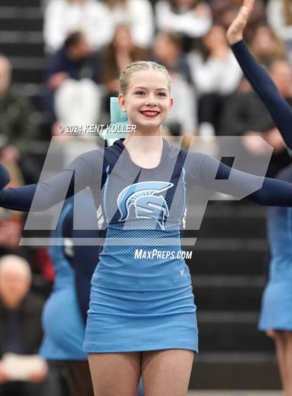 Thumbnail 1 in Athens vs. Stevenson (MHSAA Districts) photogallery.