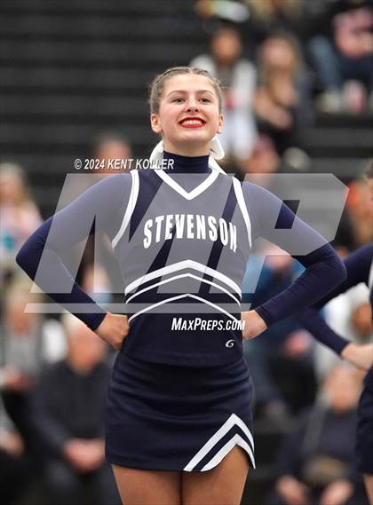 Thumbnail 2 in Athens vs. Stevenson (MHSAA Districts) photogallery.