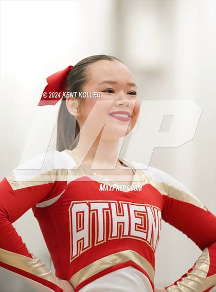 Thumbnail 3 in Athens vs. Stevenson (MHSAA Districts) photogallery.