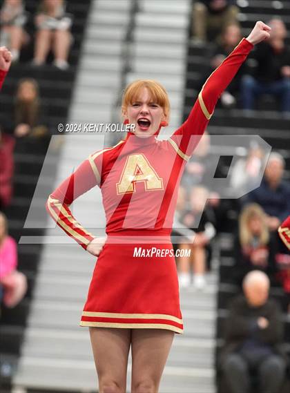 Thumbnail 3 in Athens vs. Stevenson (MHSAA Districts) photogallery.