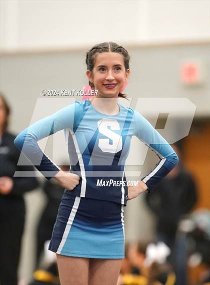Thumbnail 2 in Athens vs. Stevenson (MHSAA Districts) photogallery.