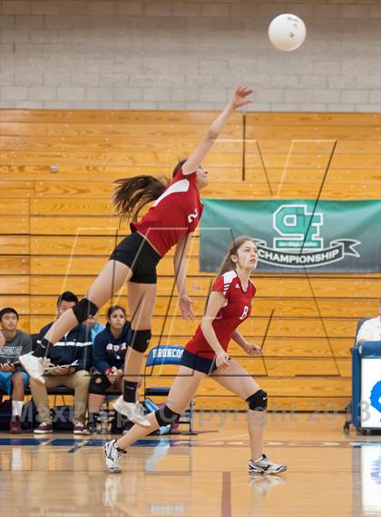 Thumbnail 1 in Escondido Adventist Academy vs Montgomery (CIF SDS D4 Final) photogallery.