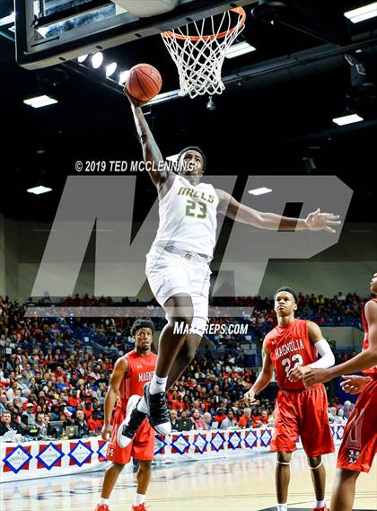 Thumbnail 2 in Mills University Studies vs Magnolia (AAA 4A Final) photogallery.