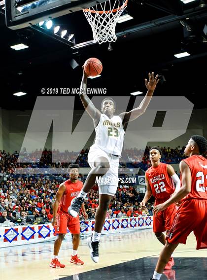 Thumbnail 1 in Mills University Studies vs Magnolia (AAA 4A Final) photogallery.